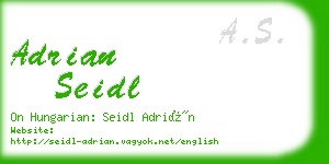 adrian seidl business card